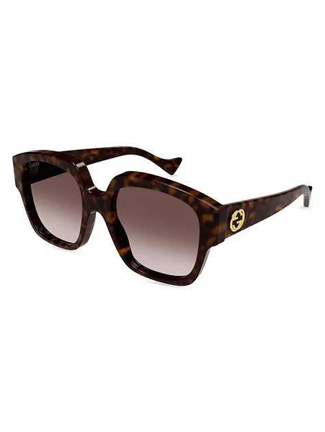 gucci sunglasses gg0369s|Gucci 55mm square sunglasses.